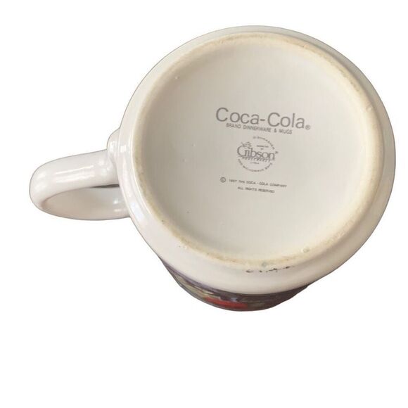 Vintage Coca-Cola 1997 Always Refreshing Collectible Retro Tiffany Look Mug HTF - Picture 3 of 10